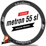 Road Bicycle Wheels Rim Decal Stickers for Vision Metron 55 SL